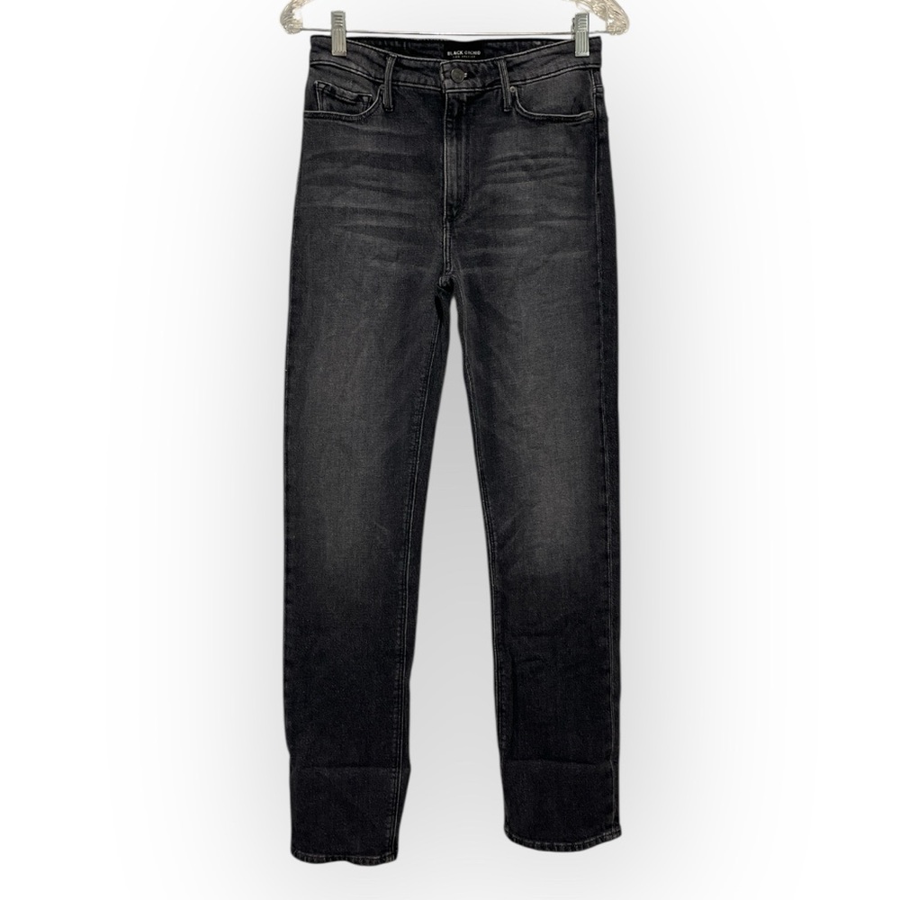 NWT Black Orchid Foil Hem Taylor Straight Leg Jeans Charcoal Gray 26 - Picture 14 of 14